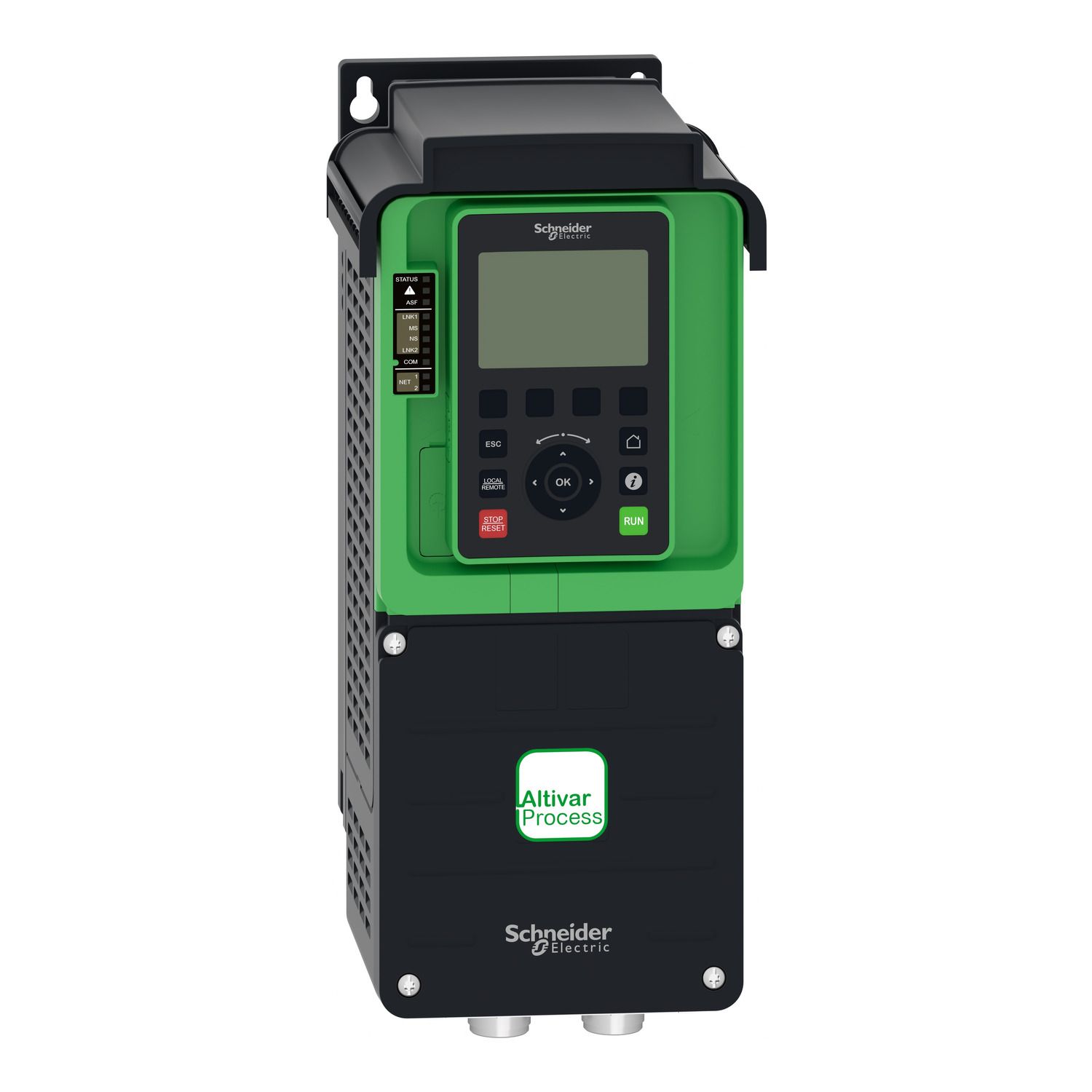 Picture of variable speed drive, Altivar Process ATV900, ATV930, 0.75kW, 200 to 240V, with braking unit, IP21