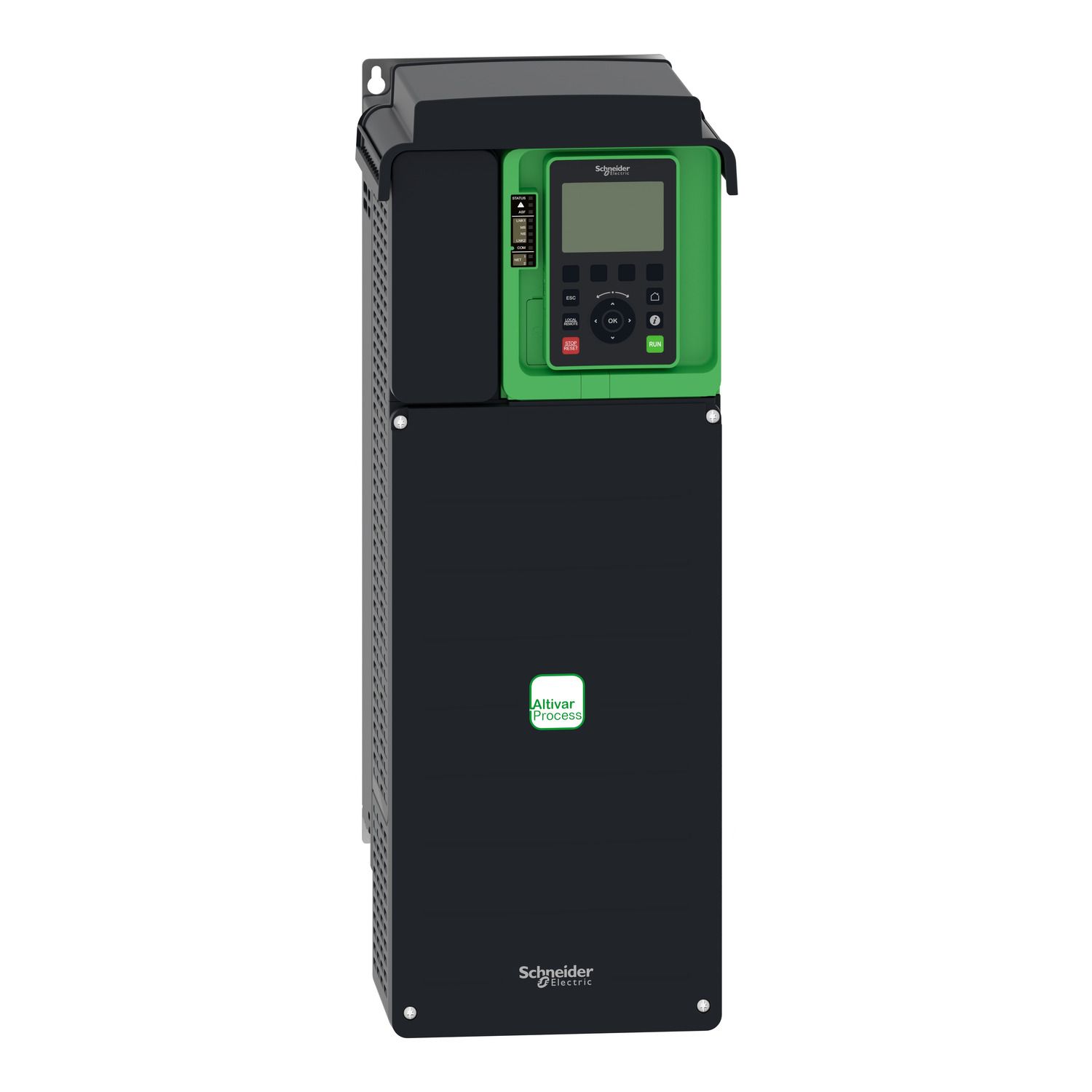 Picture of variable speed drive, Altivar Process ATV900, ATV930, 7.5kW, 200 to 240V, with braking unit, IP21