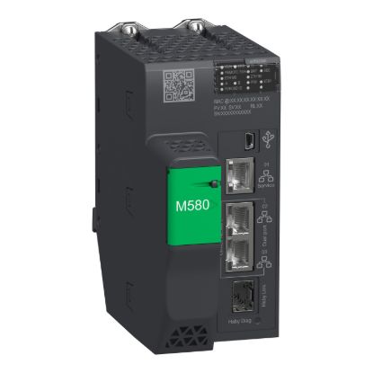 Picture of redundant processor, Modicon M580, 64MB, 61 Ethernet devices, 31 remote IO racks of X80 and Quantum IO