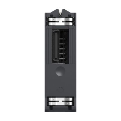 Picture of analog isolated high level input module, Modicon X80, 8 I, 0 to 20mA, 4 to 20mA, 10V positive or negative, severe environment