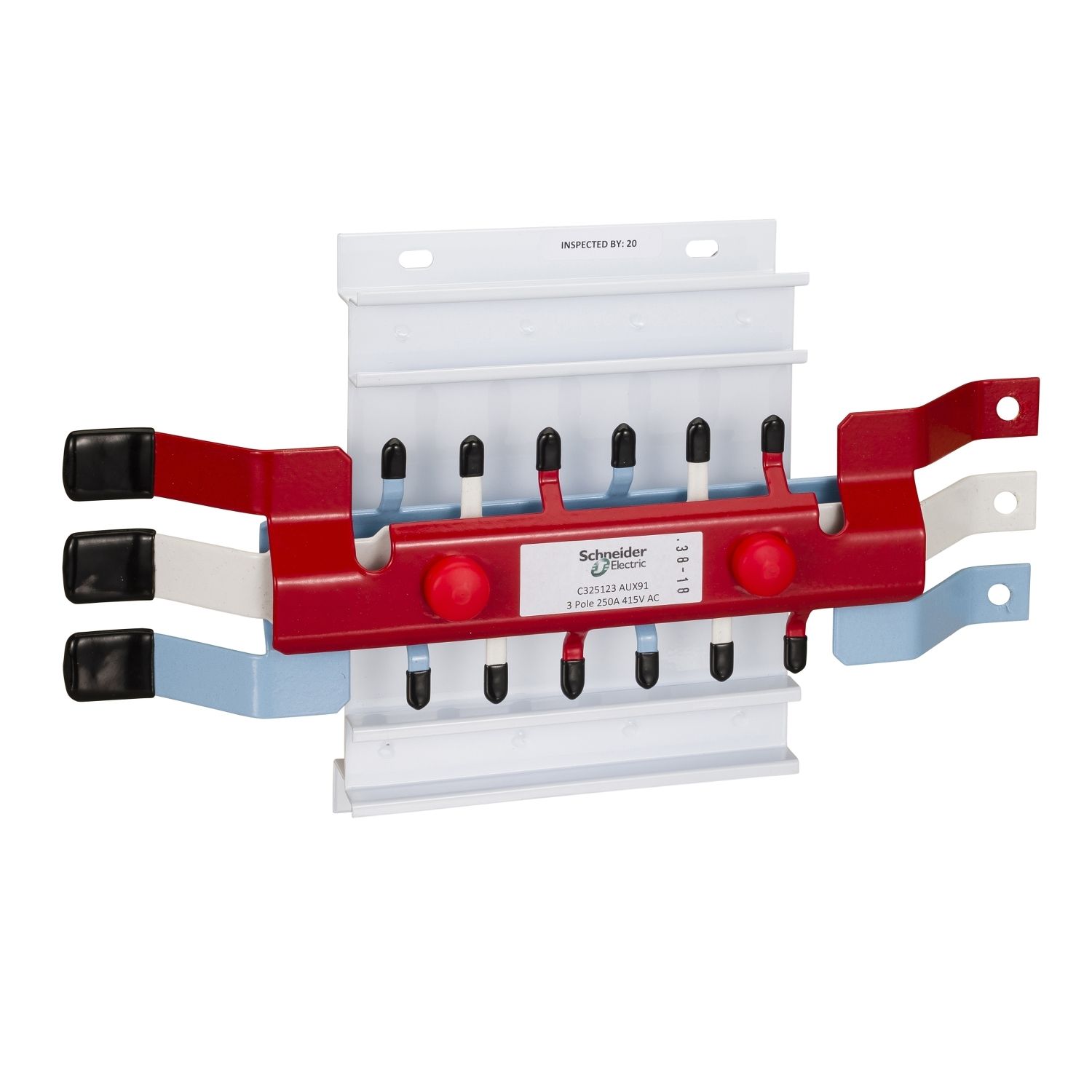 Picture of MSC Chassis, Acti9, 3PH, 250A, iC60 1P MCB with 9mm Auxiliary, 12 poles, Dual Feed