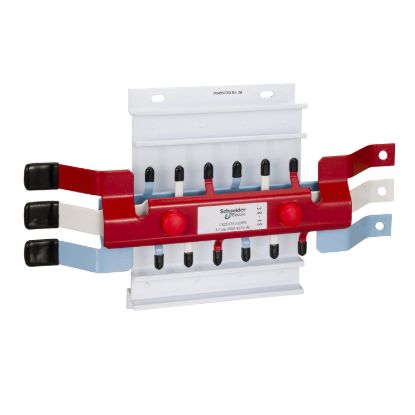 Picture of MSC Chassis, Acti9, 3PH, 250A, iC60 1P MCB with 9mm Auxiliary, 24 poles, Dual Feed