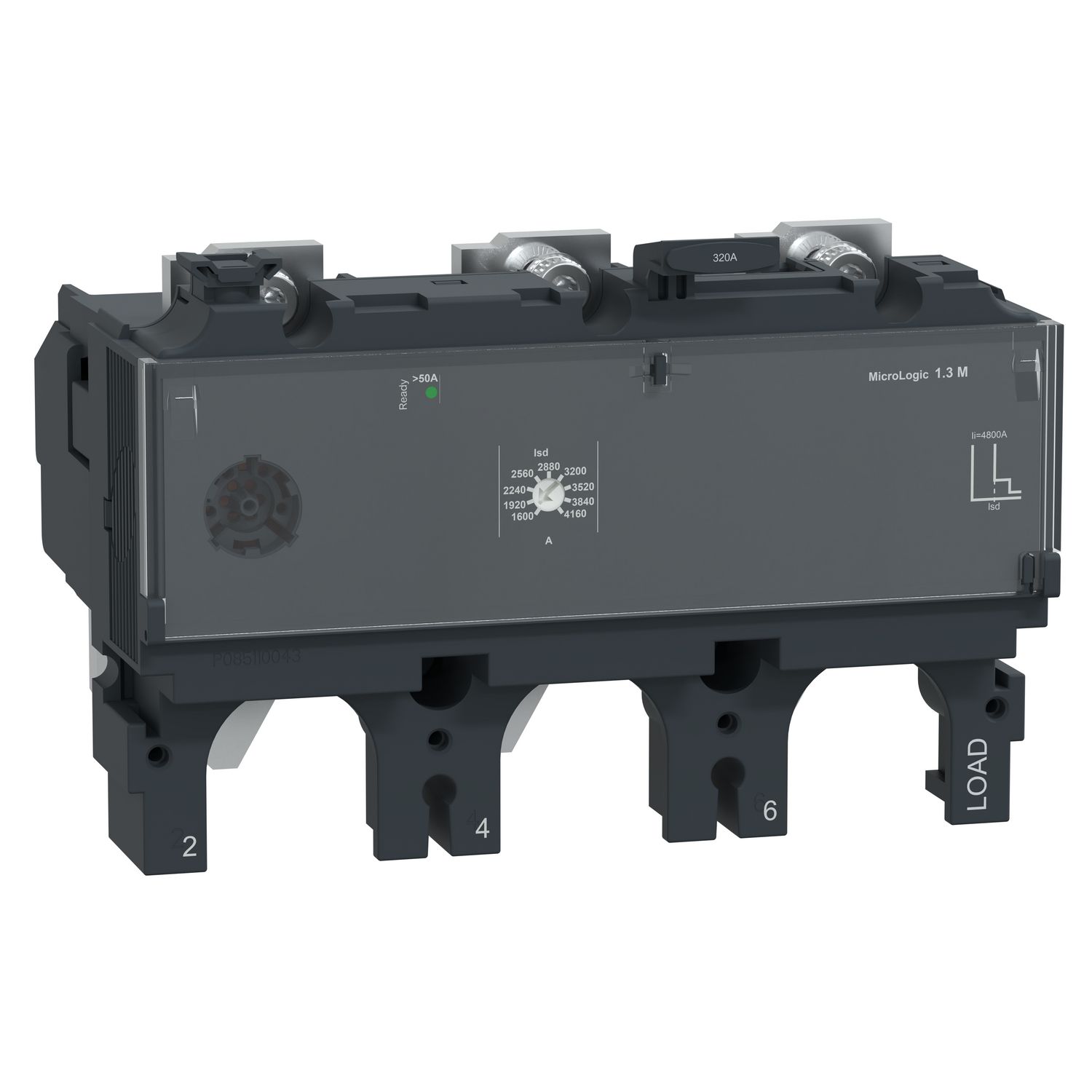 Picture of Trip unit MicroLogic 1.3M, ComPacT NSX400/630, 3 poles, electronic magnetic protection, motor protection, 320A
