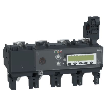 Picture of Trip unit MicroLogic 6.3E, ComPacT NSX400/630, 4 poles, basic and ground fault protections, energy meter, 400A rating