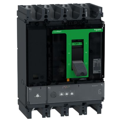 Picture of Circuit breaker, ComPacT NSX400HB1, 75kA/690VAC, 4 poles, MicroLogic 2.3 trip unit 400A