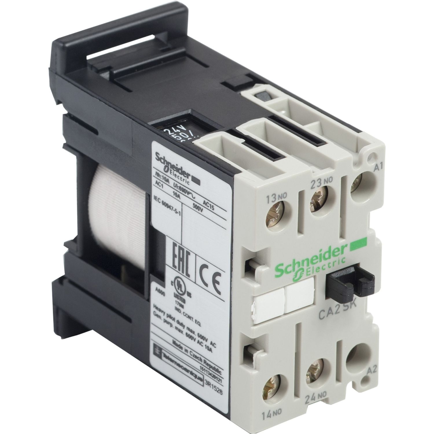 Picture of Control Relay, TeSys K, 2 NO, <= 690 V, 120 V AC coil