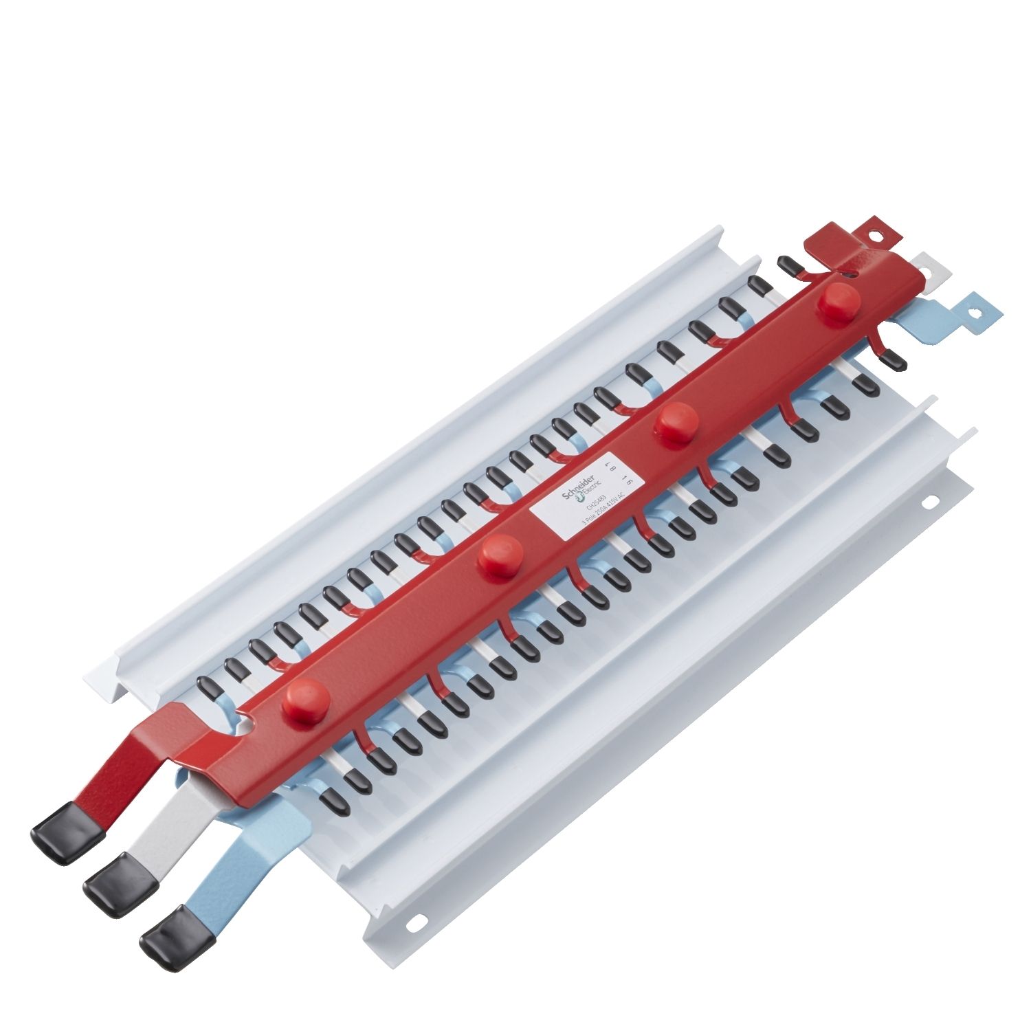 Picture of MSC Chassis 3PH, Acti9, 250A, Hybrid 18/27mm for MCB & RCBO 48 poles, Dual Feed