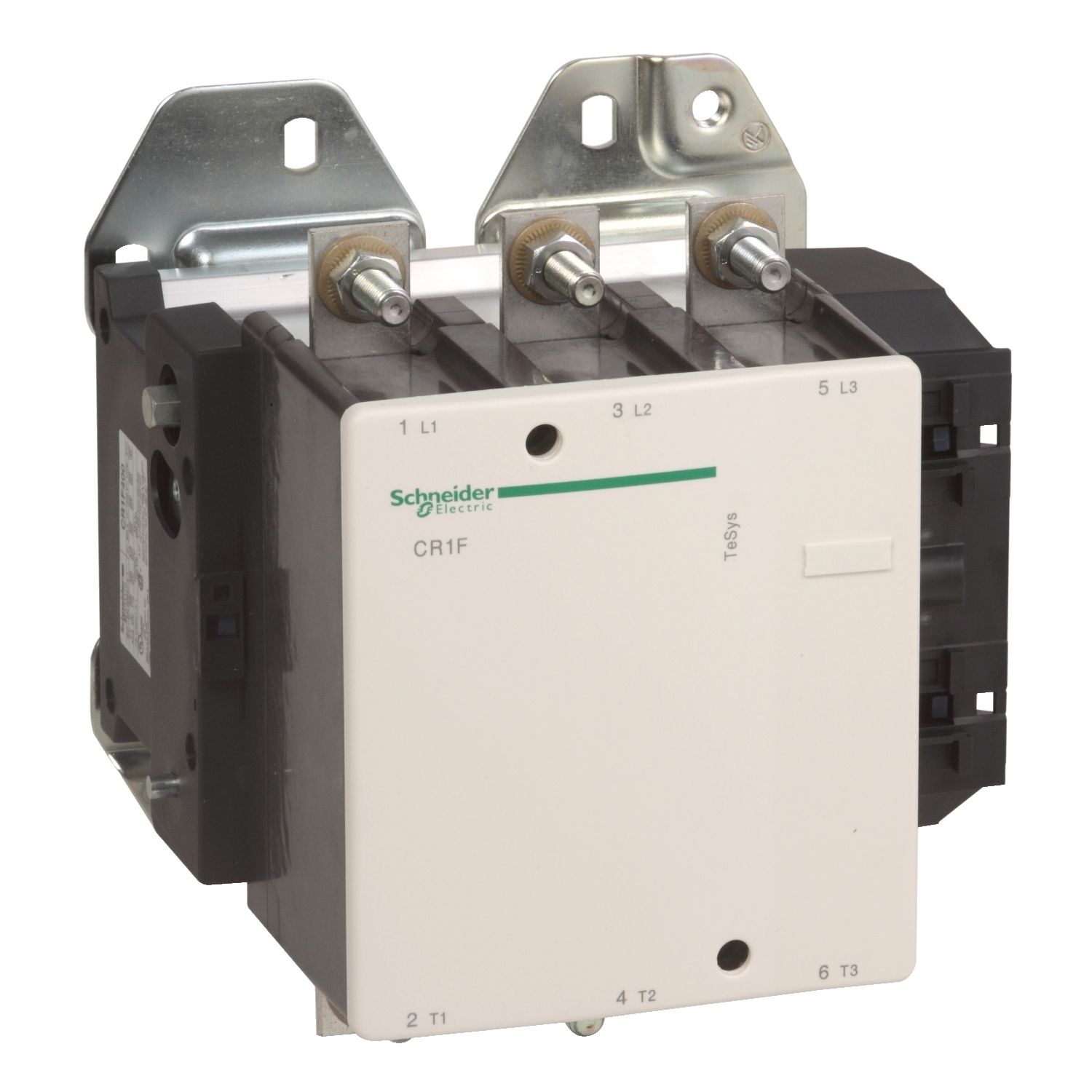 Picture of Magnetic latching contactor,TeSys F,3P(3NO),AC-3 <=440V 500A,220-230V DC coil