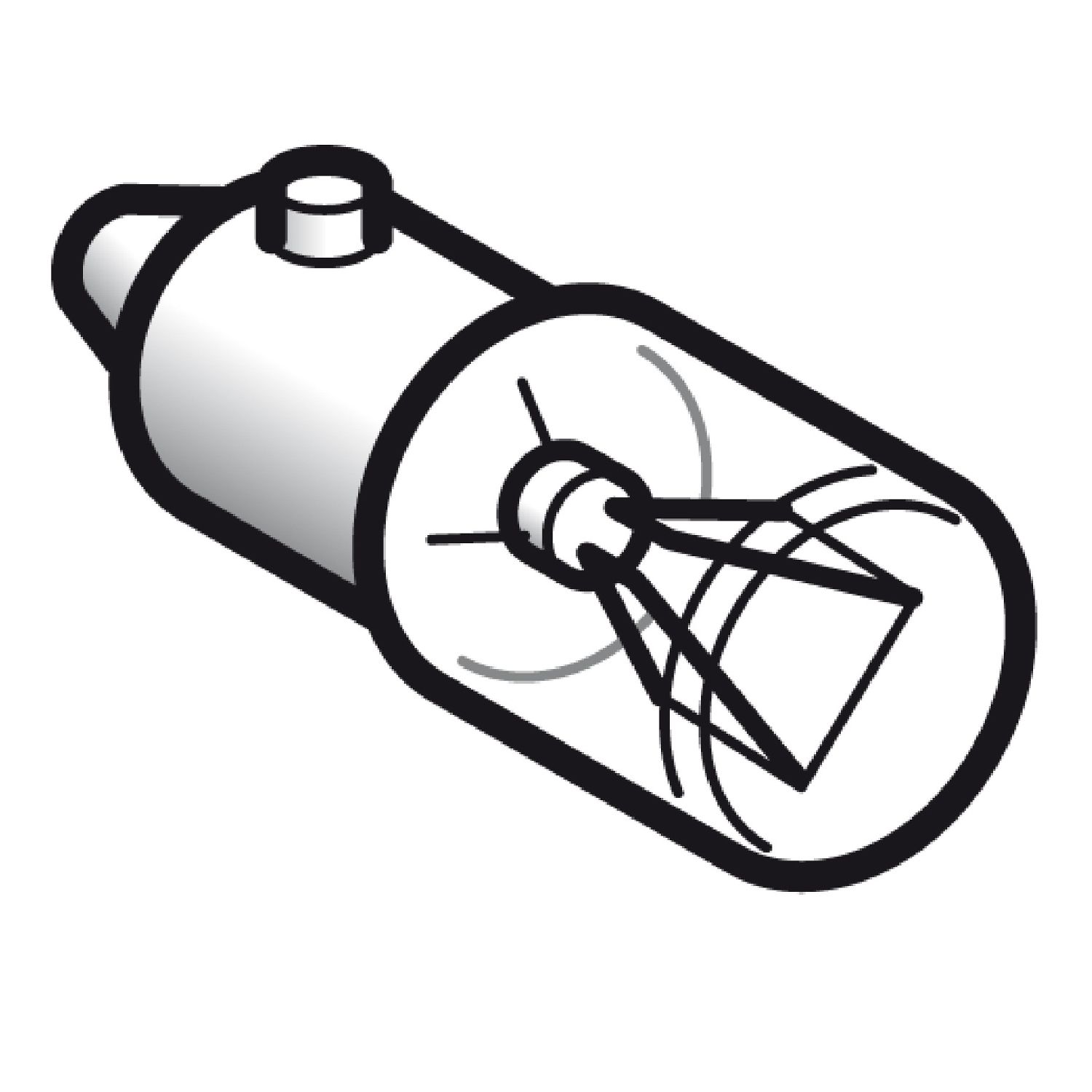 Picture of Incandescent bulb, Harmony XB4, BA9s, clear, 2.6W, 24V AC/DC