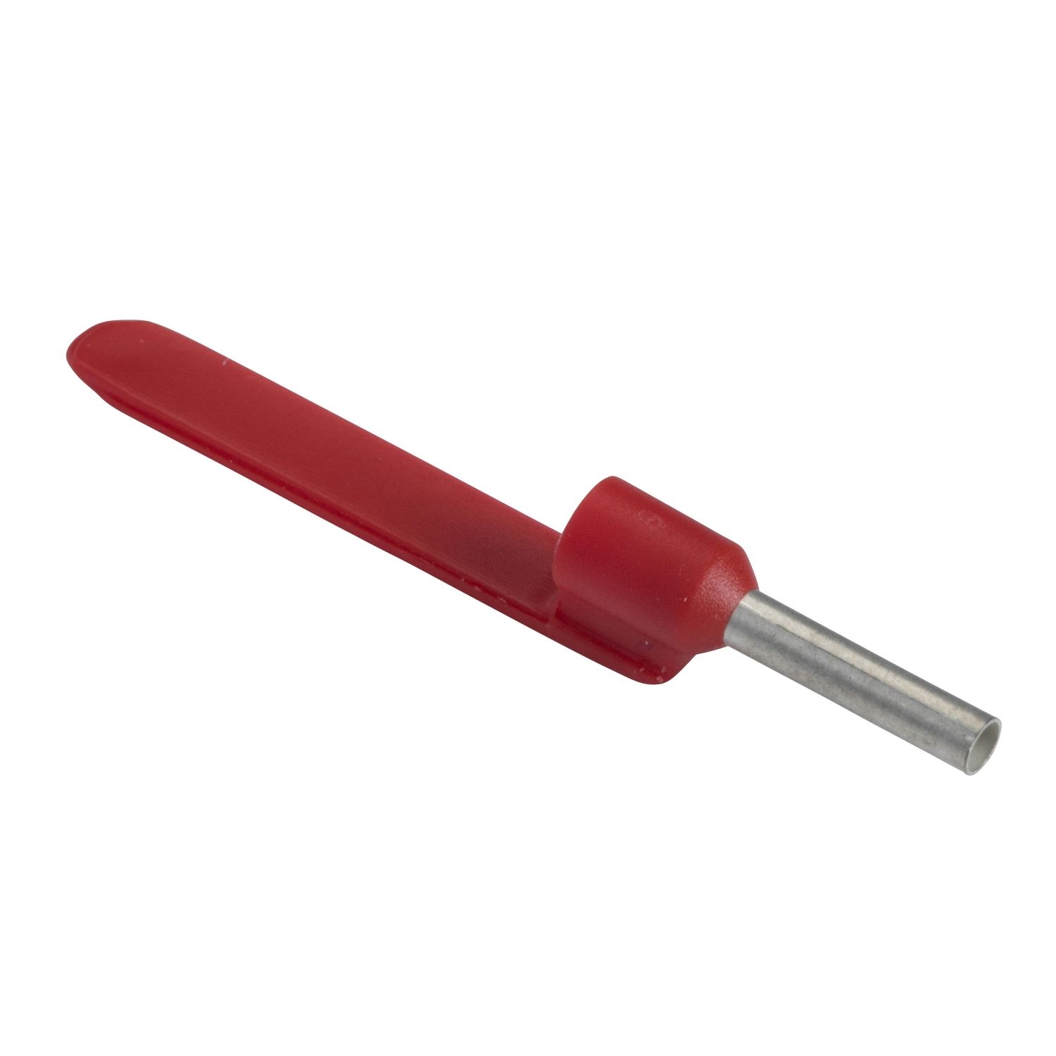 Picture of Cable end, Linergy TR cable ends, Single conductor, red, 1mmÂ², medium size, markable, insulated, 10 sets of 100