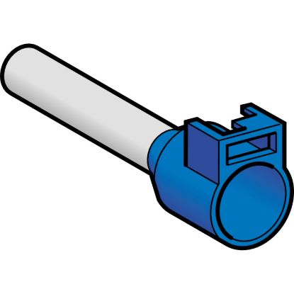 Picture of Cable end, Linergy TR cable ends, single conductor, blue, 16mmÂ², for insulated cable, medium size, 10 sets of 100