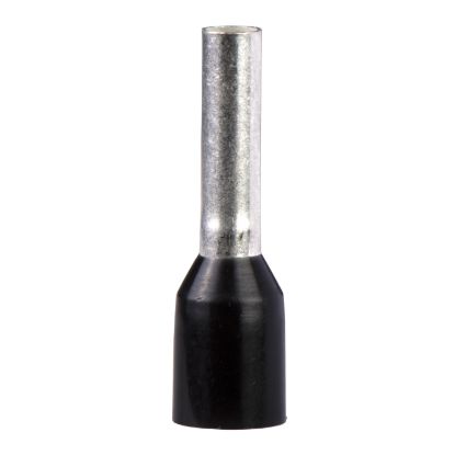 Picture of Cable ends, Linergy TR cable ends, single conductor, black, 1.5mmÂ², for insulated cable, medium size, 10 sets of 100