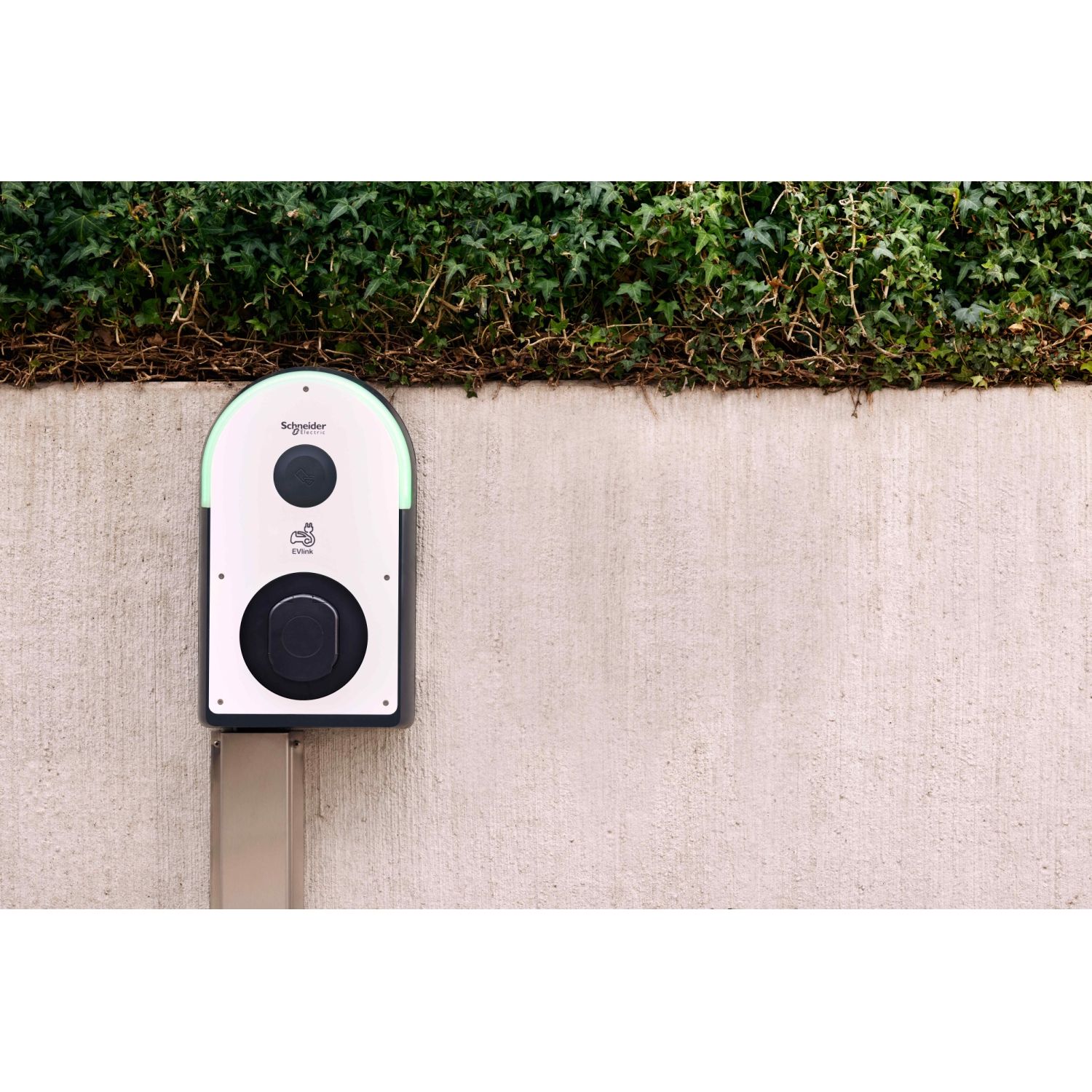 Picture of Charging station, EVlink Pro AC, AC Metal, 22kW, 32A, 3P+N, T2S socket-outlet, RDC-DD 6mA, MNx aux.