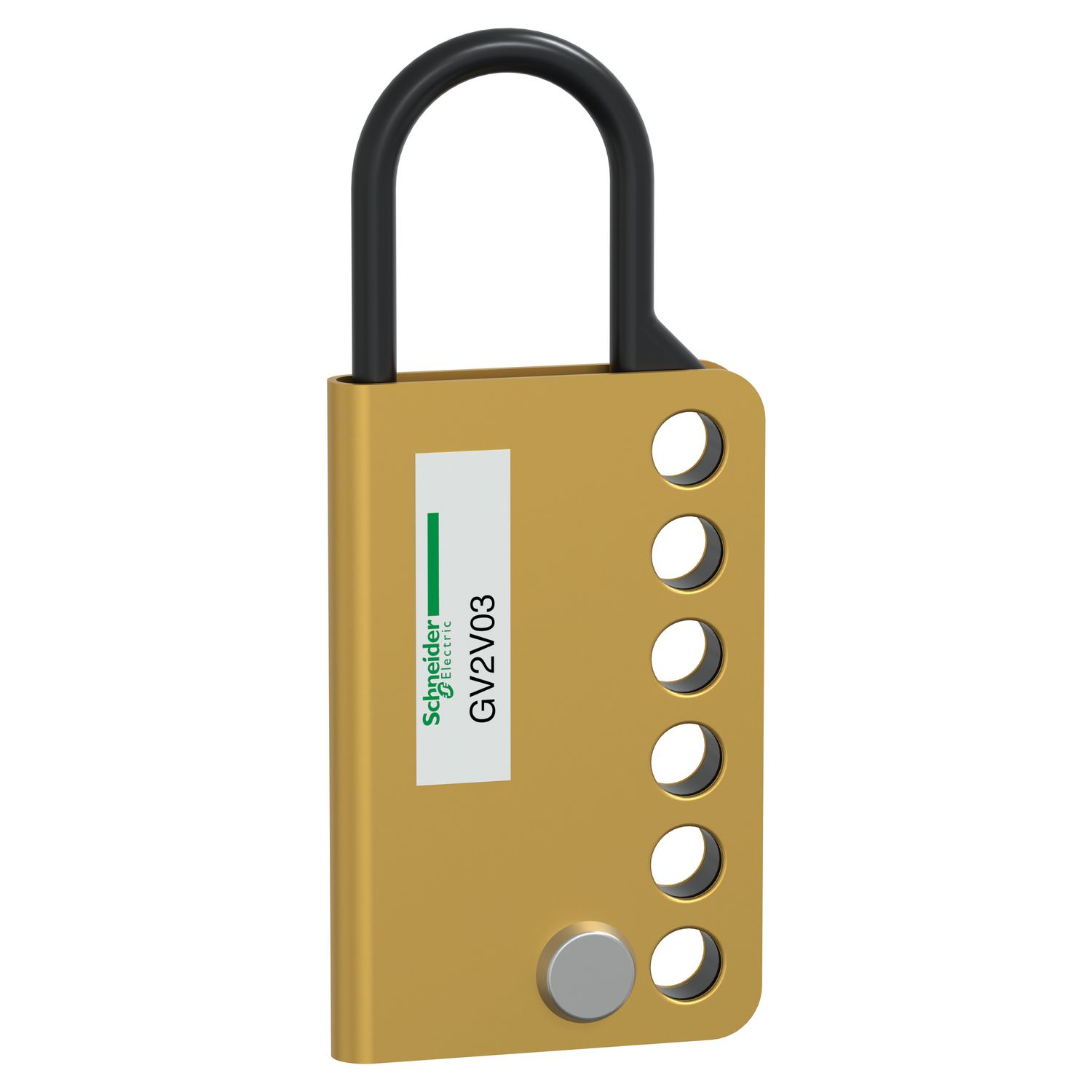 Picture of padlocking device, TeSys GV2, up to 4 padlocks
