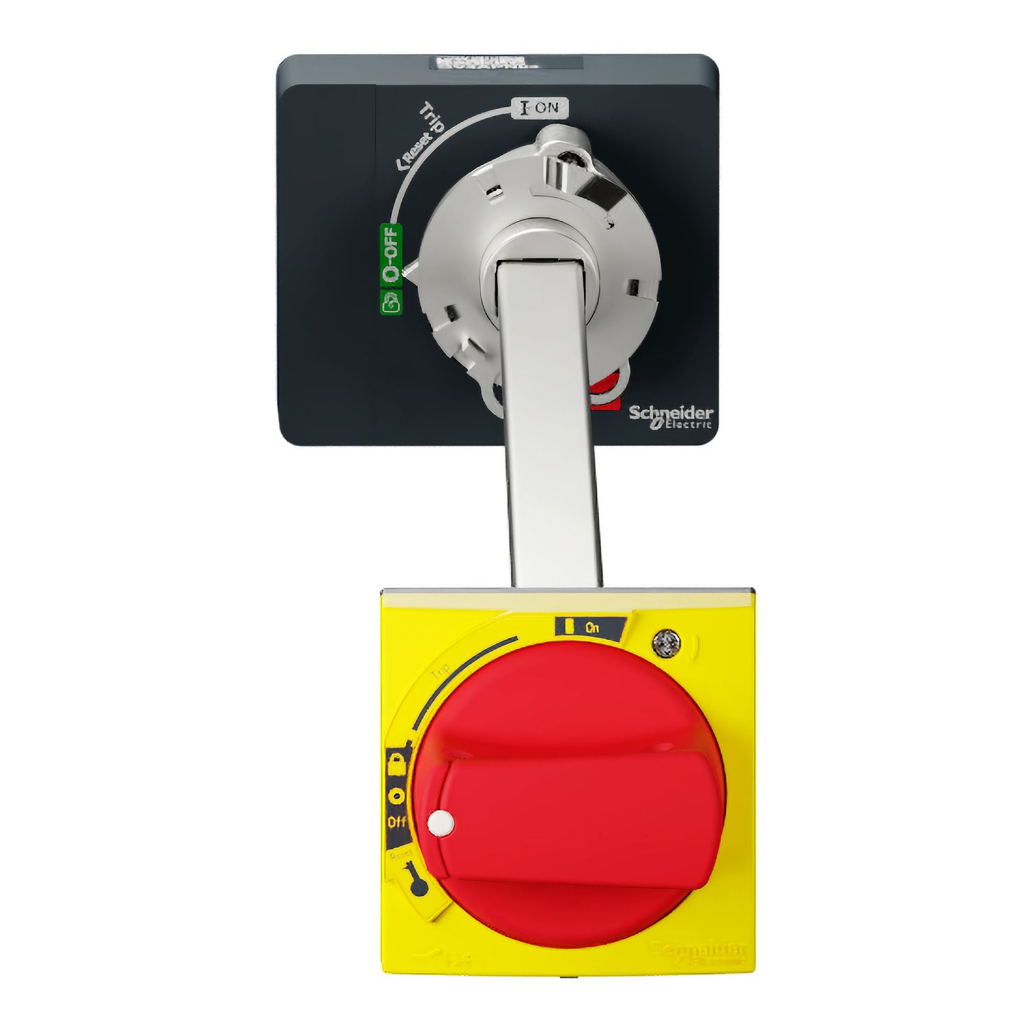 Picture of Rotary handle kit, TeSys GV4, TeSys GV4, extended, fixed, red, IP65