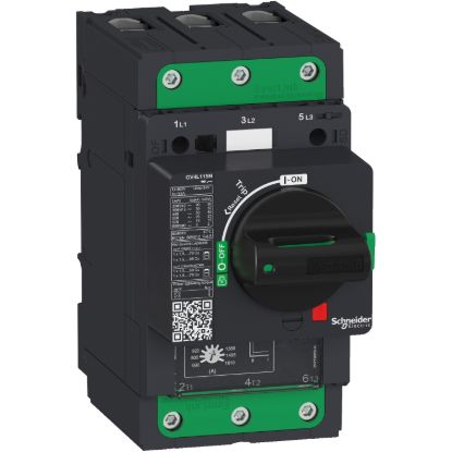 Picture of Motor circuit breaker, TeSys GV4, TeSys GV4, 3P, 50A, Icu 25kA, magnetic, EverLink terminals