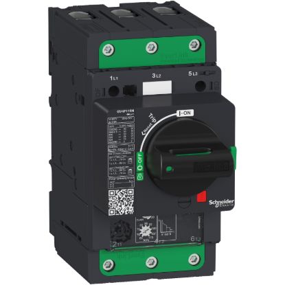 Picture of Motor circuit breaker, TeSys GV4, TeSys GV4, 3P, 7A, Icu 50kA, thermal magnetic, Everlink terminals
