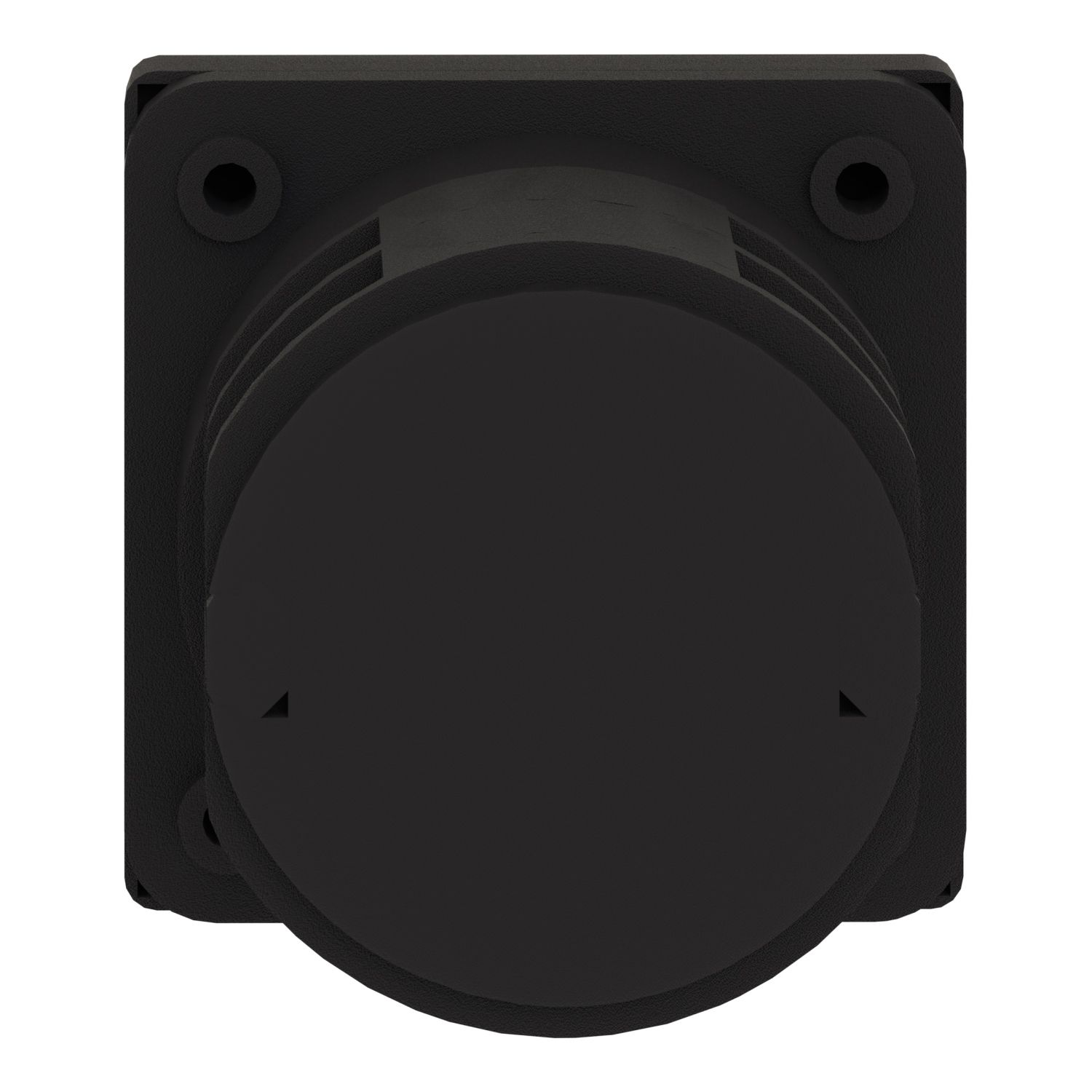 Picture of Complete cam switch, Harmony K1, K2, cam changeover switch, front mounting, plastic, 4 poles, position 0, 30degrees, 32A, 64x64mm, marked 1 0 2