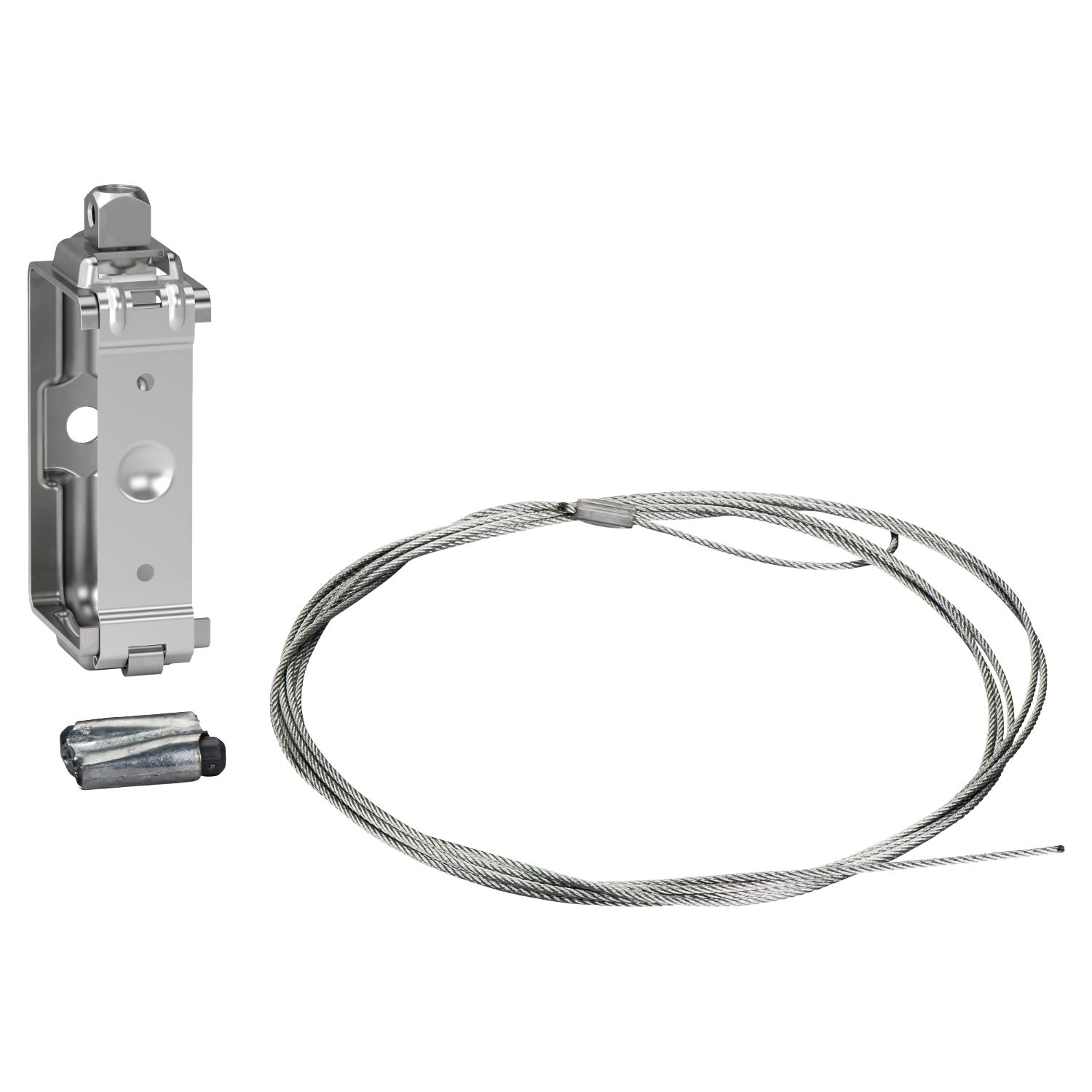Picture of Cable suspension system, Canalis KBA, 25/40A, bracket with steel cable, steel cable supplied, galvanized version