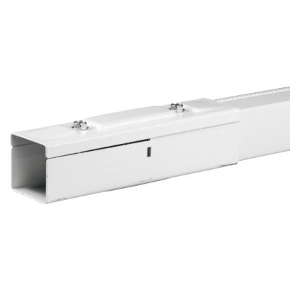 Picture of Straight length, Canalis KBB, 40A, 1 circuit, L+N+PE, compatible DALI, 2 outlets, 2m, white RAL9003