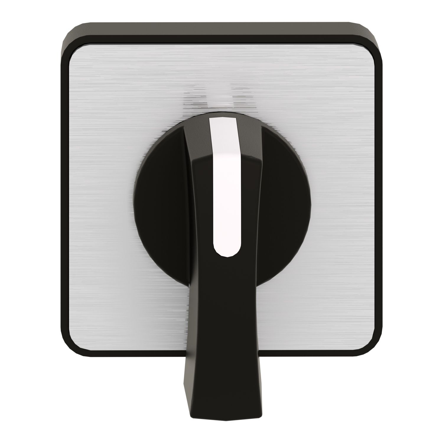 Picture of Cam switch operating head, Harmony K1, K2, 22mm, plastic, 45x45mm plate, metallic legend, black handle