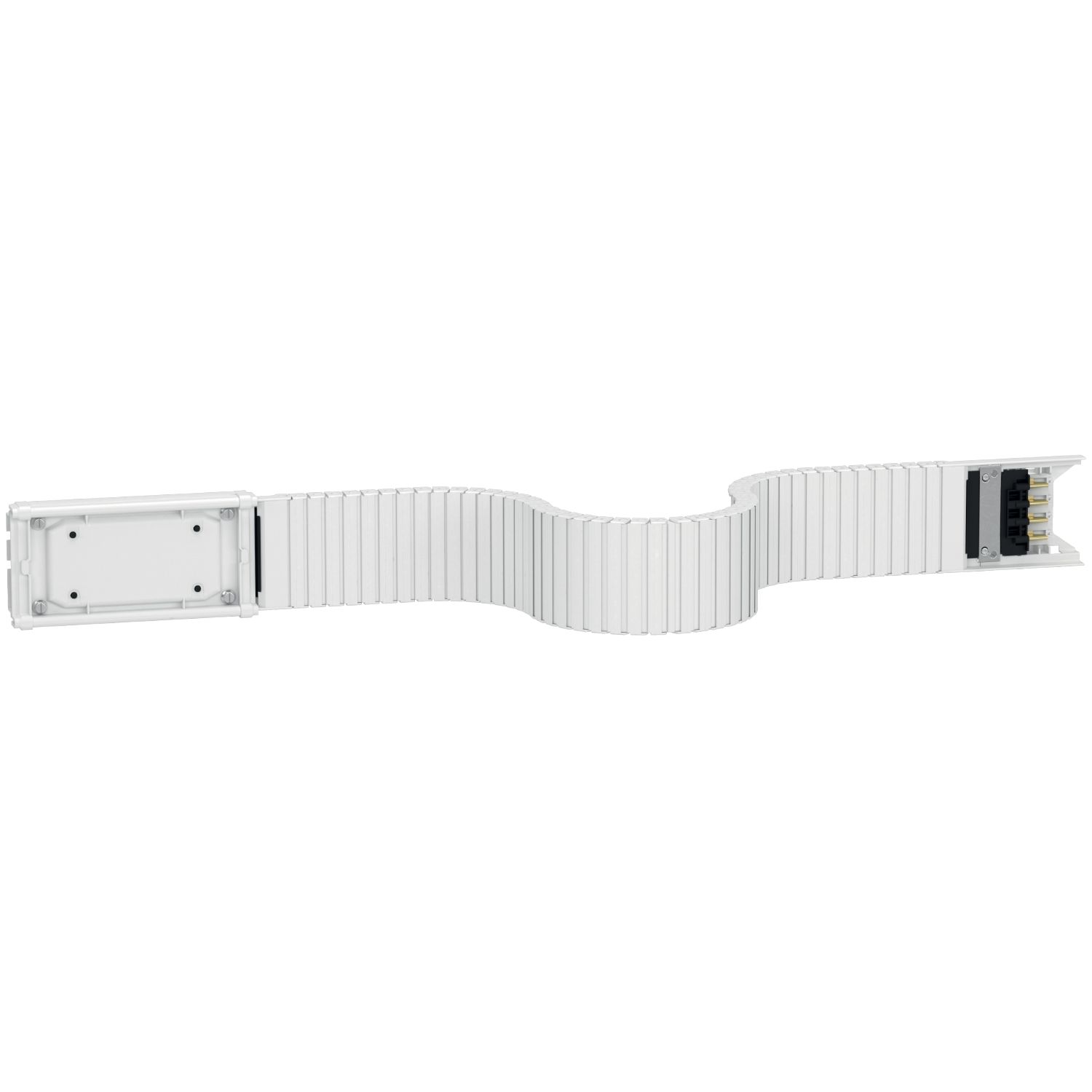 Picture of Flexible length, Canalis KN, 100A, edgewise, 3L+N+PE, fixed length 1m, white RAL9001