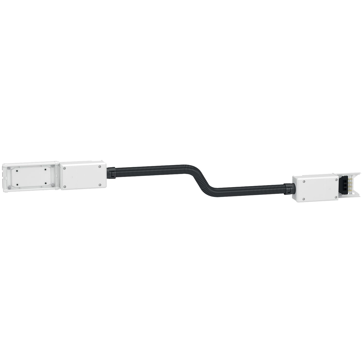 Picture of Flexible length, Canalis KN, 40/63/100A, edgewise, 3L+N+PE, fixed length 3m, white RAL9001