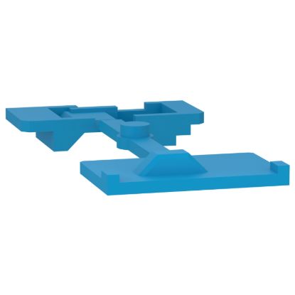 Picture of Interlocking device, Canalis KN, outlet and tap off unit, blue colour