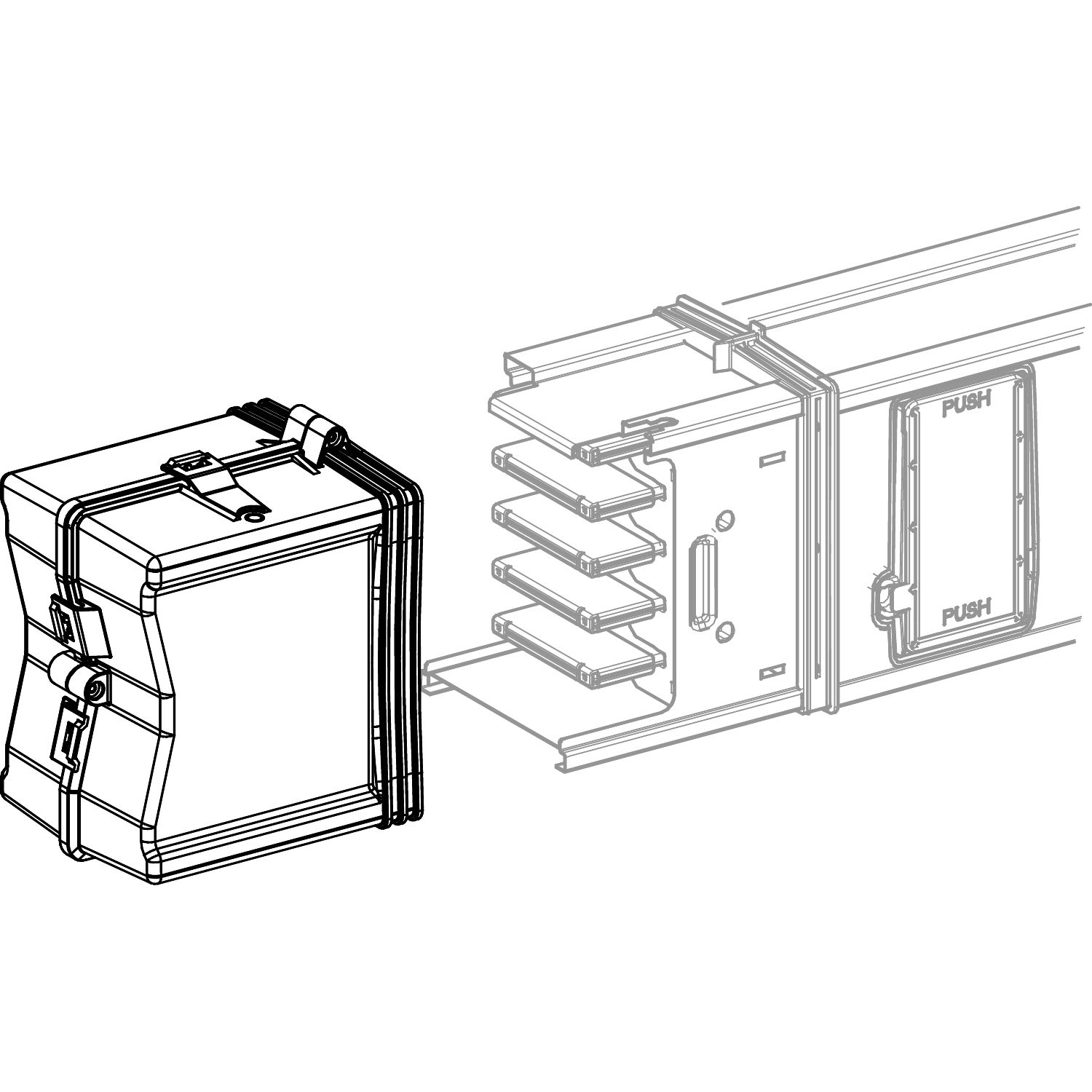 Picture of End cover, Canalis KSA 500A to 1000A, aluminium, IP55, white RAL9001