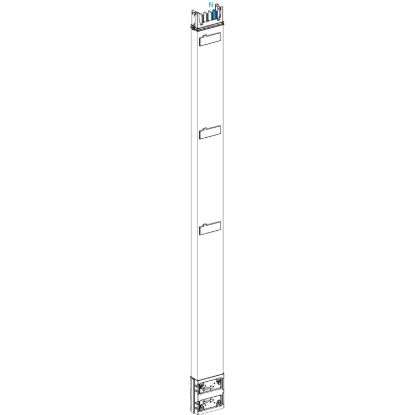 Picture of Vertical distribution length, Canalis KSA250, aluminium, 160/250A, fixed length 2m, 3 outlets, 3L+N+PE, white RAL9001