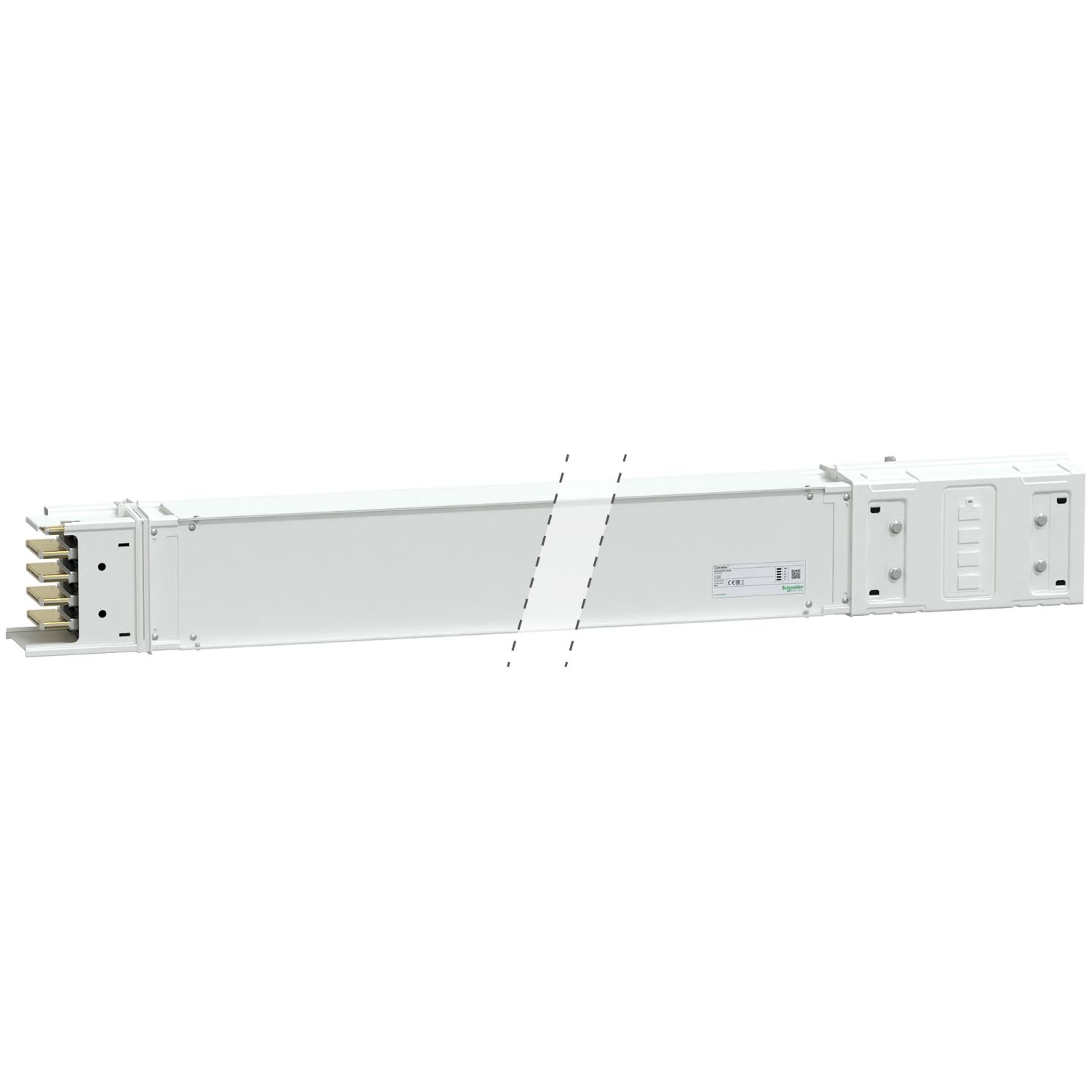 Picture of Horizontal transport length, Canalis KSA630, aluminium, 500/630A, made to measure length 0.5-1.9m, 3L+N+PE, RAL9001