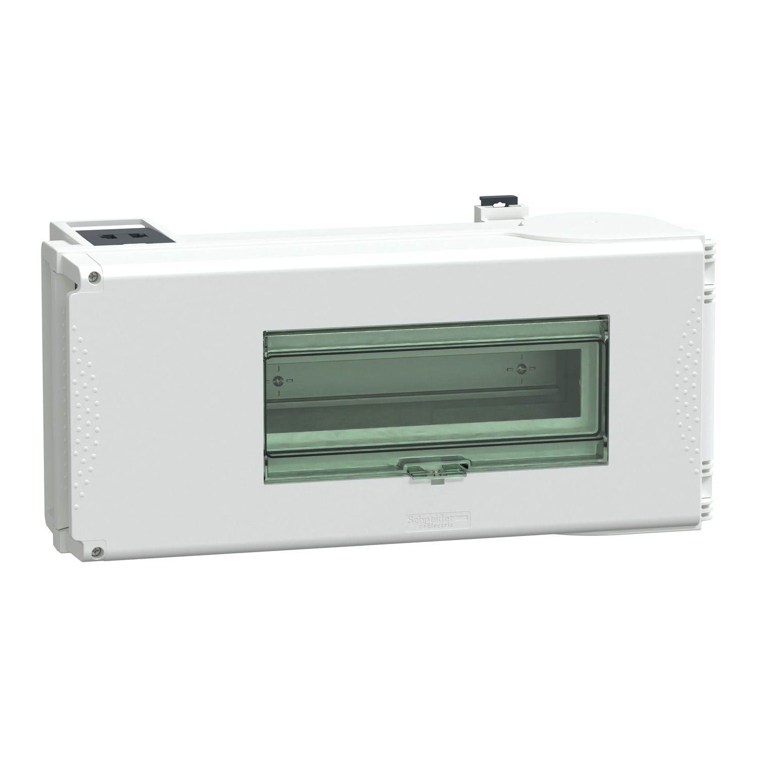 Picture of Tap off unit, Canalis KS 100A to 1000A, 12 modules of 18mm, 100A, DIN rail, 3L+N+PE, IP55, RAL9001