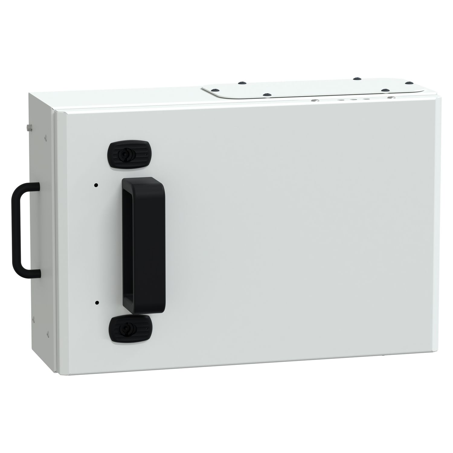 Picture of Tap off unit, Canalis KS 100A to 1000A, with fuse holder, 160A, blade size 00 fuses not supplied, 3L+PEN, IP55, RAL9001