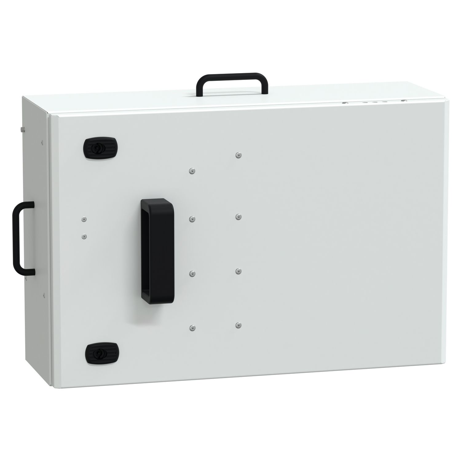 Picture of Tap off unit, Canalis KS 100A to 1000A, with fuse holder, 250A, blade size 1 fuses not supplied, 3L+N+PE, IP55, RAL9001