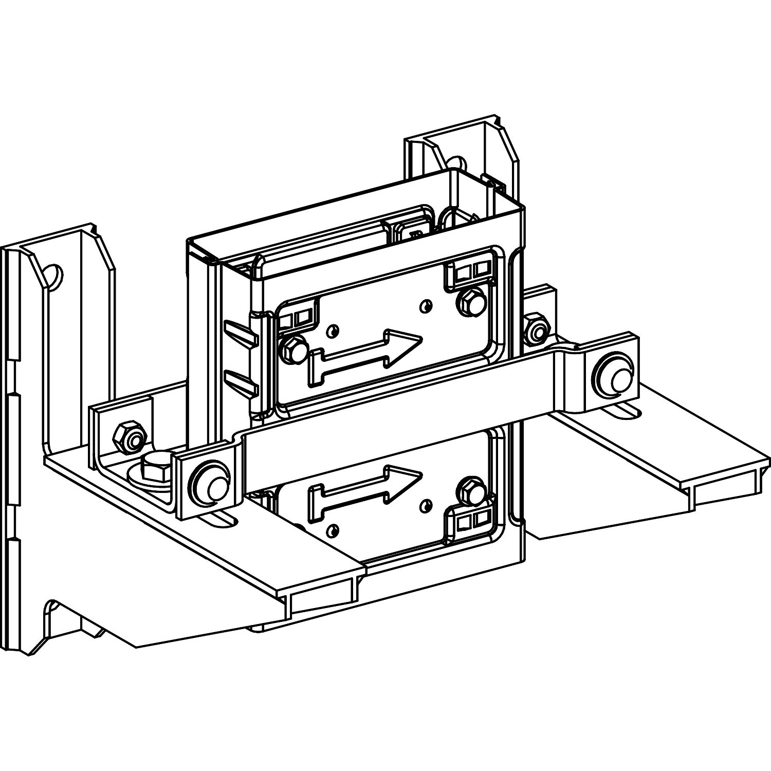 Picture of Bottom support, Canalis KS, 100A to 250A, vertical installation, maximum load 680kg