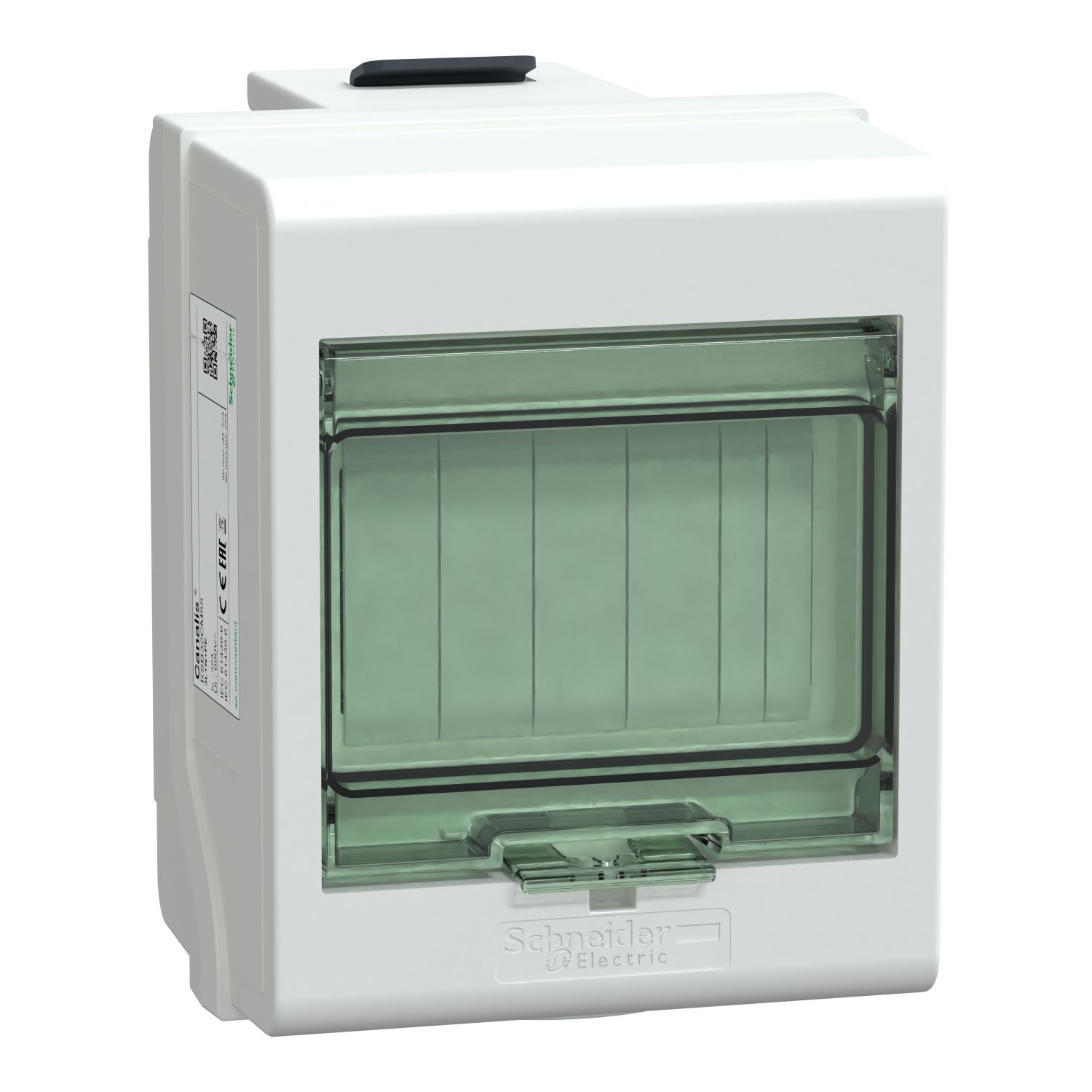 Picture of Tap off unit, Canalis KS 100A to 1000A, 5 modules of 18mm, 32A, DIN rail, 3L+N+PE, without power sockets, IP55, RAL9001