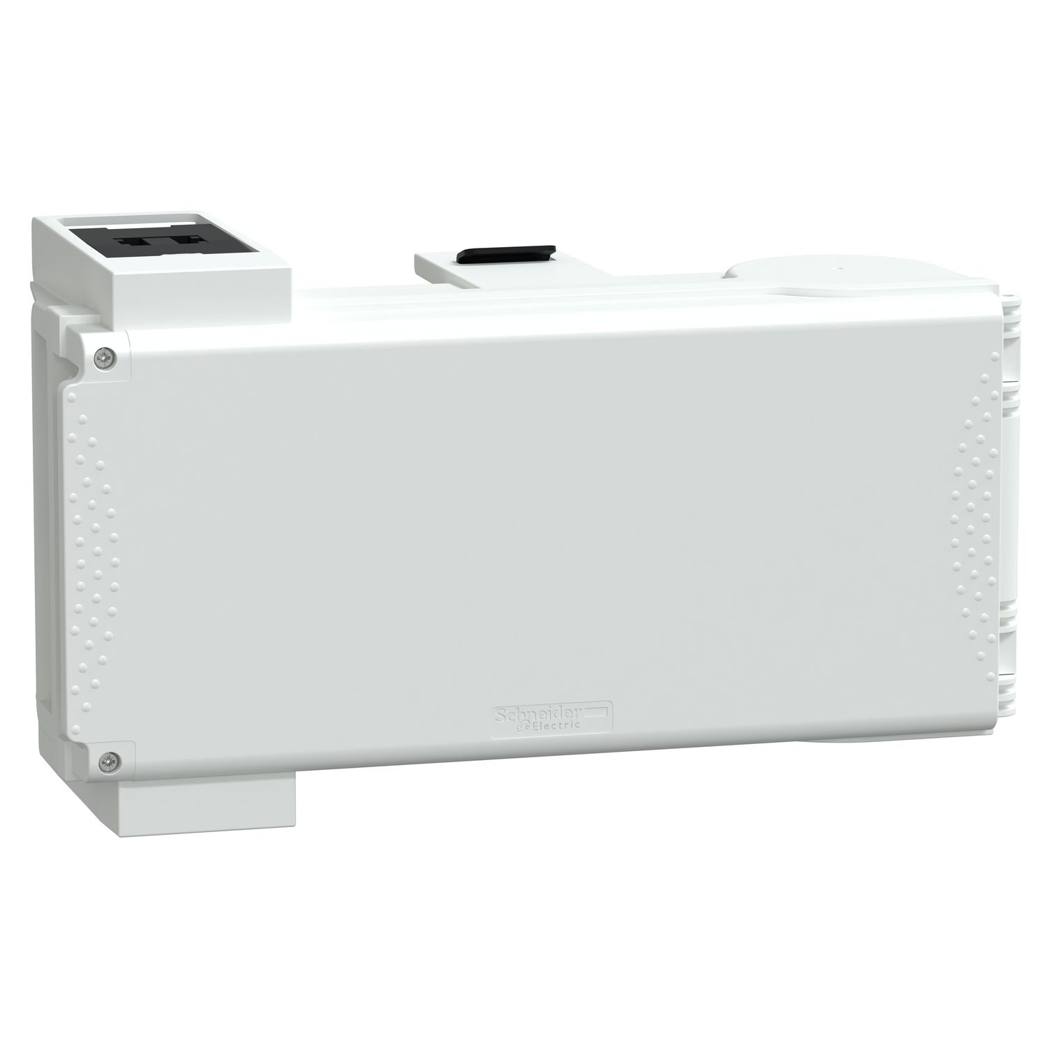 Picture of Tap off unit, Canalis KS 100A to 1000A, with fuse holder, 32A, BS fuses not supplied, 3L+N+PE, IP55, RAL9001