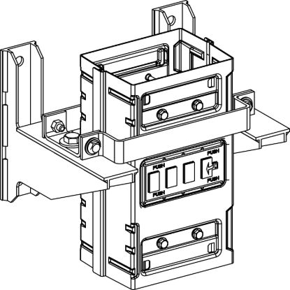 Picture of Bottom support, Canalis KS, 500A to 630A, vertical installation, maximum load 1760kg