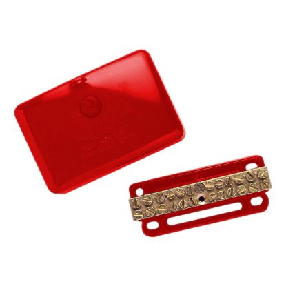 Picture of Mini Active link, Clipsal - Max 4, 100 A 500 V 12 hole with cover Red