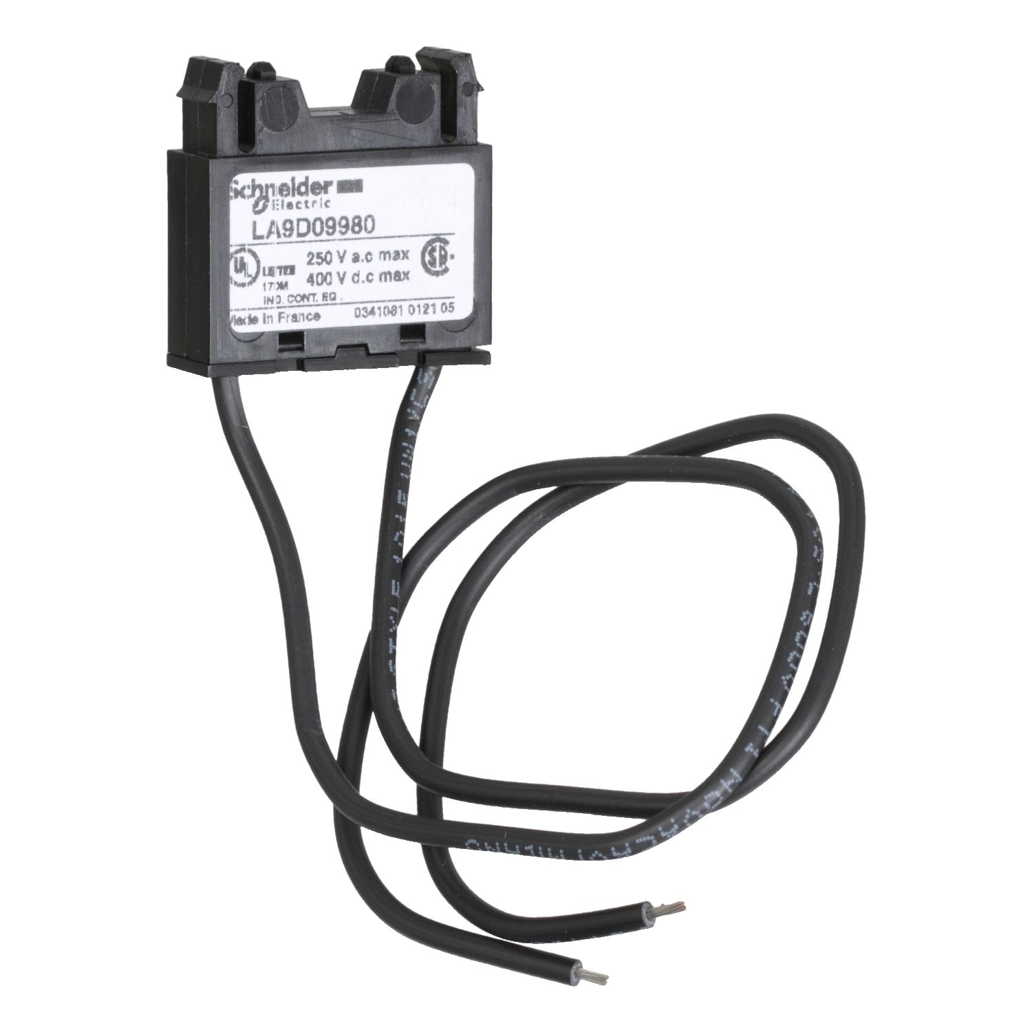 Picture of suppressor module, RC circuit, 220V AC