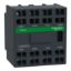 Picture of Auxiliary contact block, TeSys Deca, 2NO+2NC, front mounting, spring terminals