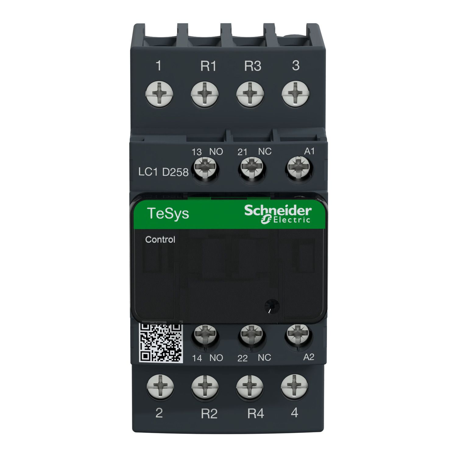 Picture of Contactor, TeSys Deca, 4P(2NO+2NC), AC-1, <=440V, 40A, 110V AC 50/60Hz coil, screw clamp terminal