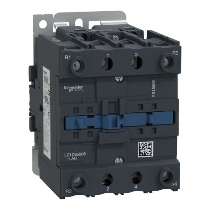 Picture of Contactor, TeSys D, 4P(2NO+2NC),AC-1,<=440V 80A,220V AC 50Hz coil