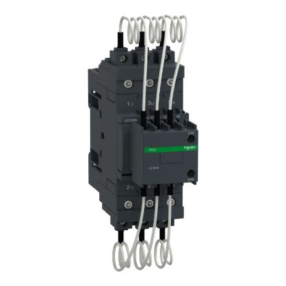 Picture of Capacitor contactor, Tesys Deca, 30kVAR at 400/415V 50Hz, 240V AC 50/60Hz coil, EverLink BTR screw terminals