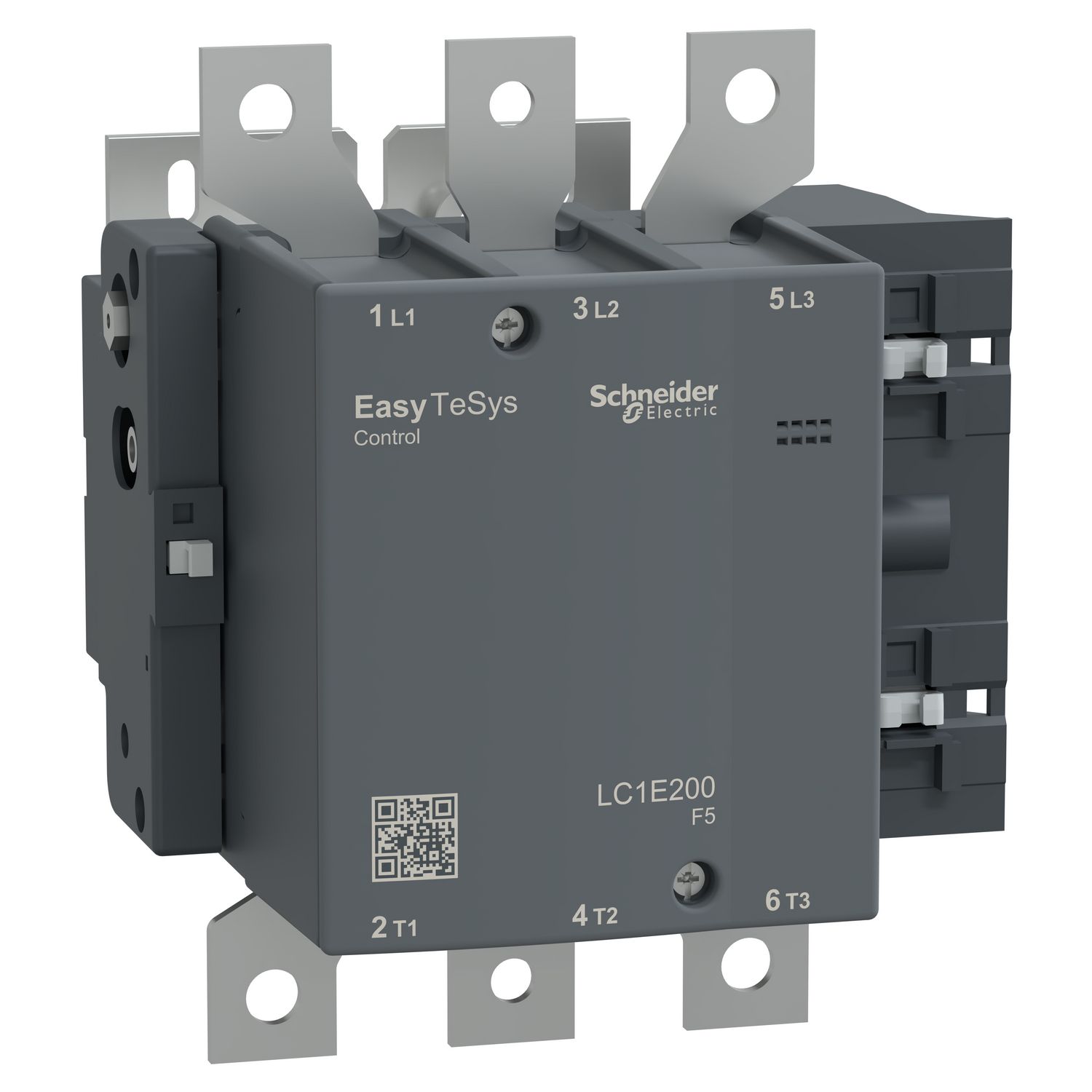 Picture of Contactor,Easy TeSys Control,LC1E,3P(3NO),AC-3,<=440V,200A,110V AC coil,50Hz