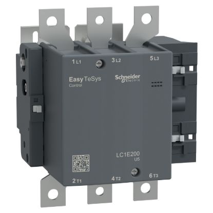 Picture of Contactor,Easy TeSys Control,LC1E,3P(3NO),AC-3,<=440V,200A,240V AC coil,50Hz