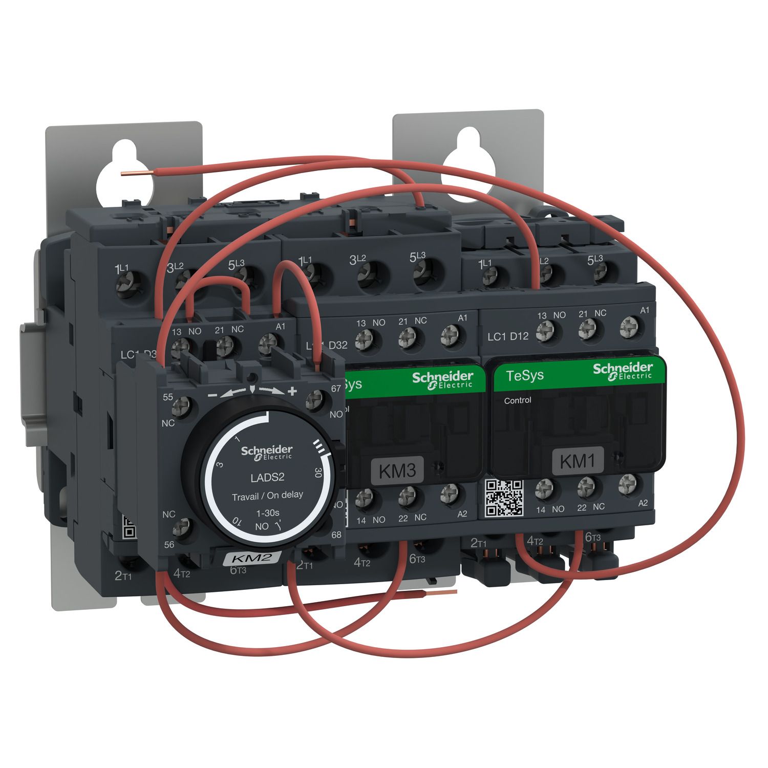 Picture of Star Delta Starter, TeSys D, TeSys Deca, 3 x 3P (3 NO), 32A, 110VAC 50/60Hz coil