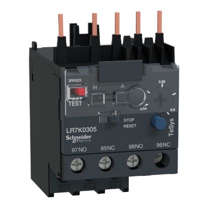 Picture of Thermal overload relay,TeSys K,0.54-0.8 A,class 10A