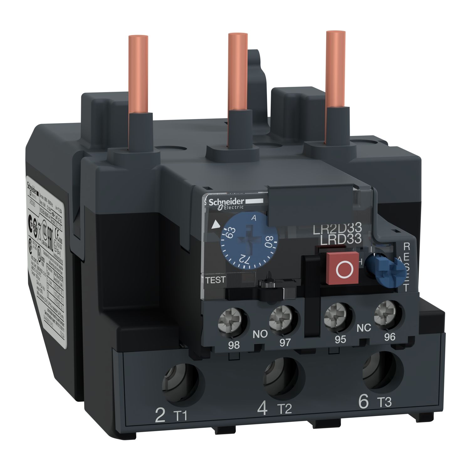 Picture of Thermal Overload Relays, TeSys LR.D, TeSys Deca, 63...80A, class 10A