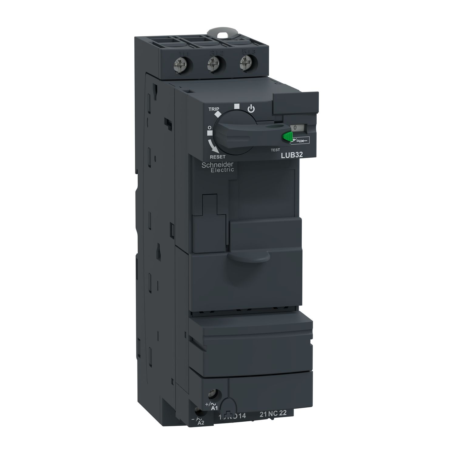 Picture of Non reversing power base, TeSys Ultra, 3P, 1NO + 1NC, 32A, 690V